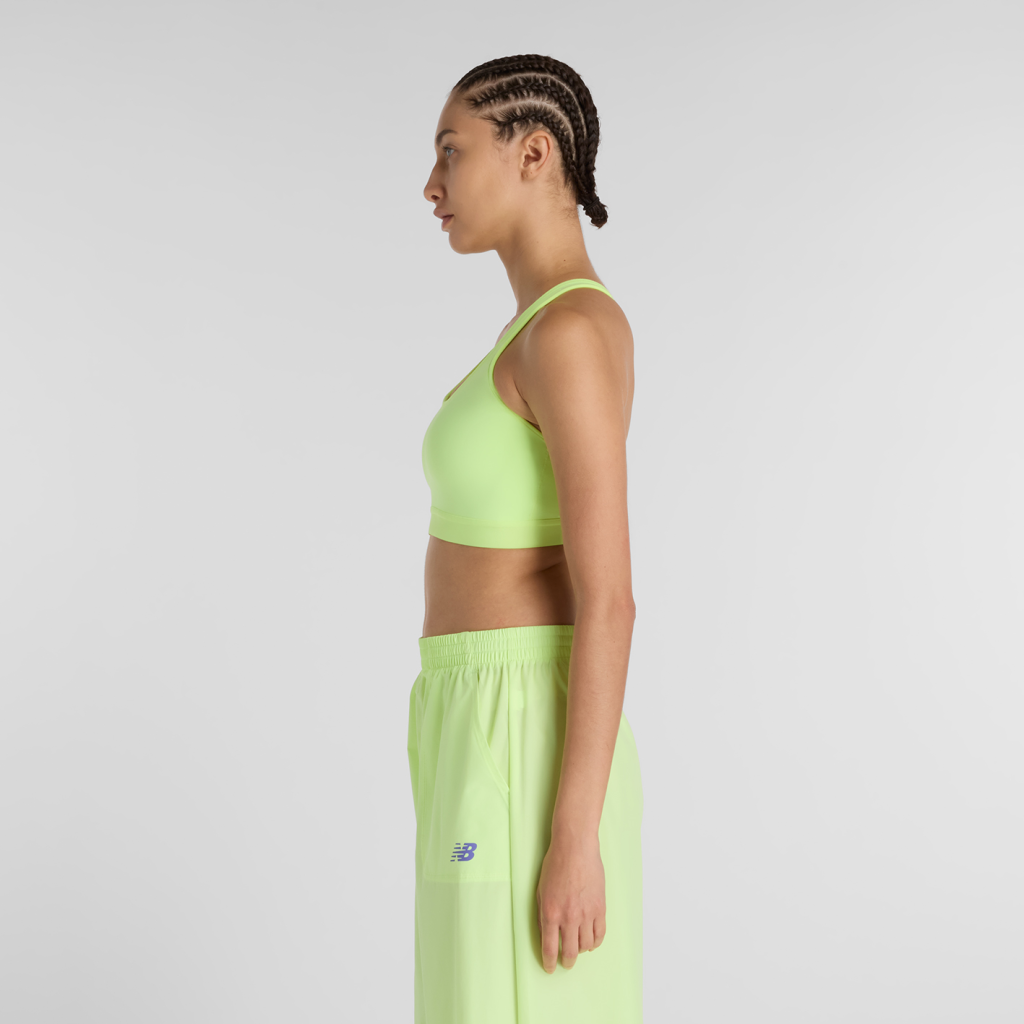 New Balance W NB Essential Run Bra in GELB