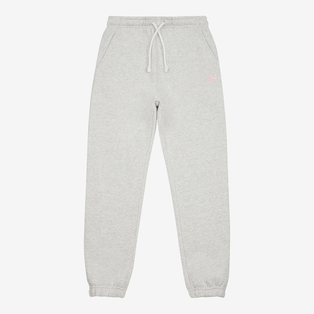 New Balance G New Balance French Terry Small Logo Jogger in GRAU