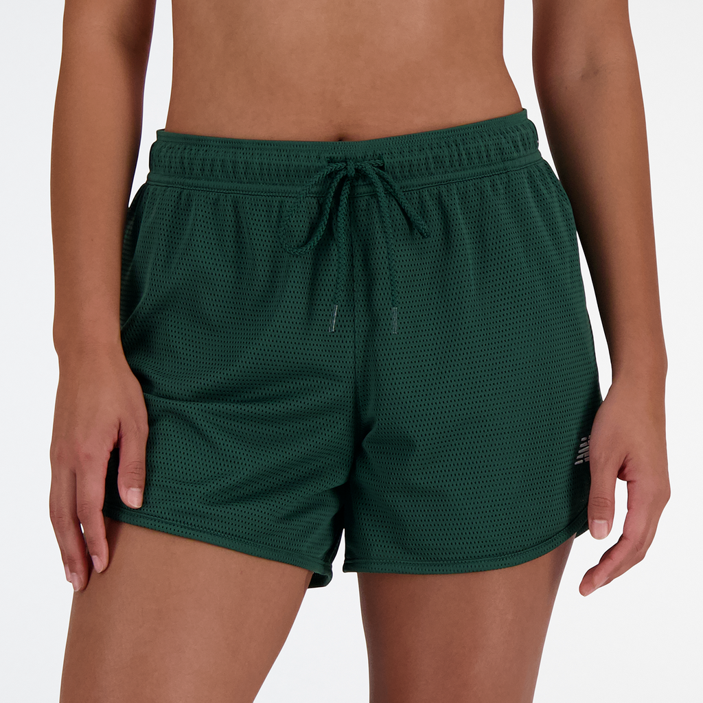 New Balance W NB Athletics Mesh Short in GRÜN