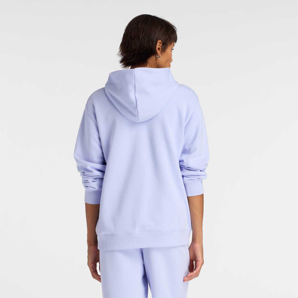 New Balance W Sport Graphic Relaxed Hoodie in VIOLETT