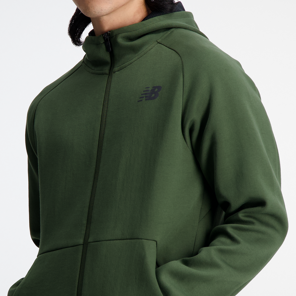 New Balance R.W.Tech Fleece Full Zip in GRÜN