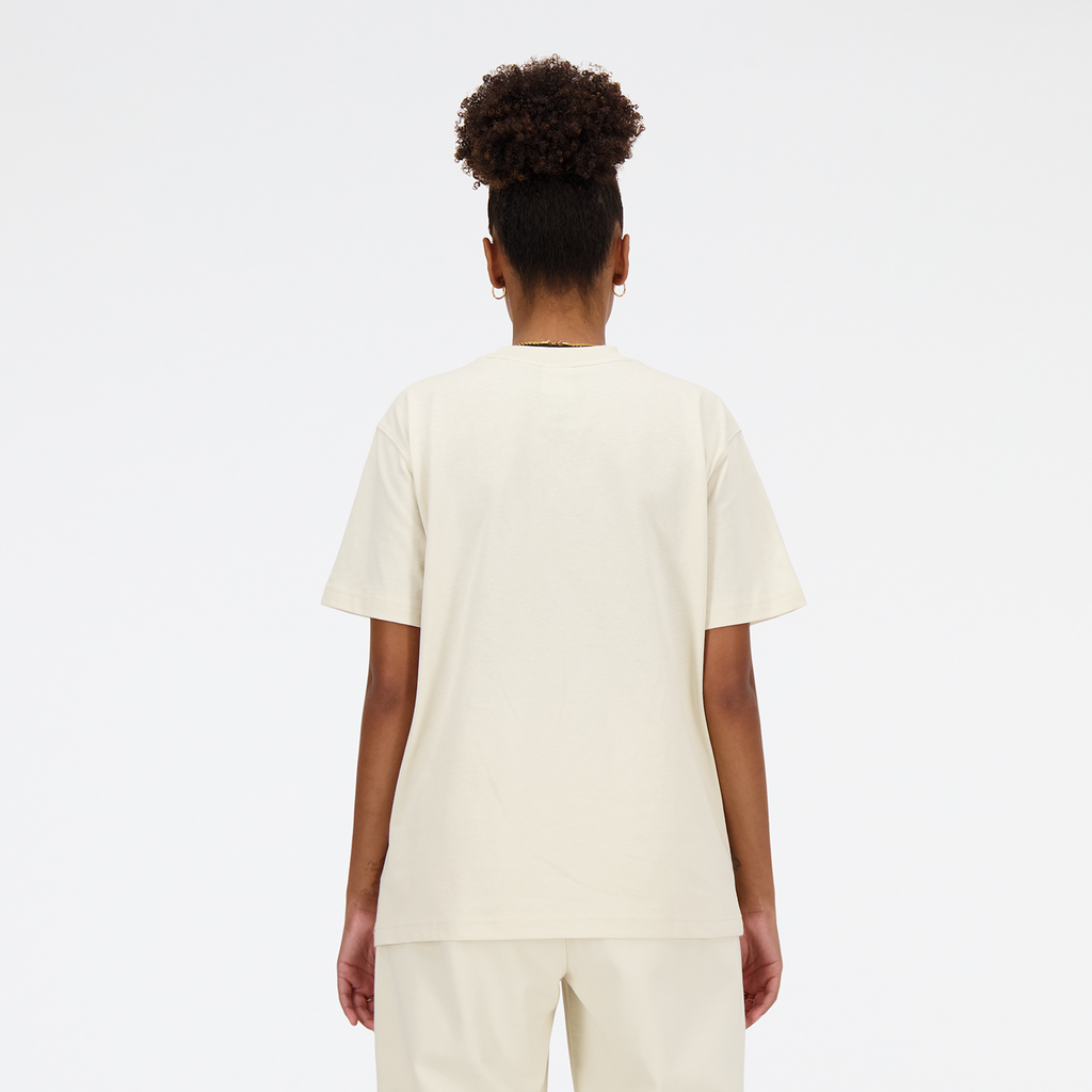 New Balance W NB Athletics Jersey T-Shirt in BEIGE