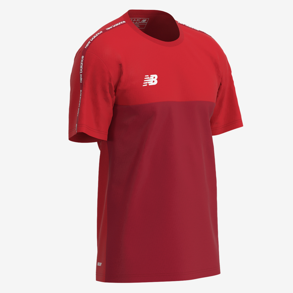 New Balance W TW Training SS Jersey in ROT