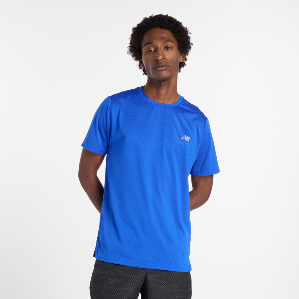 New Balance Sport Essentials Run T-Shirt in BLAU