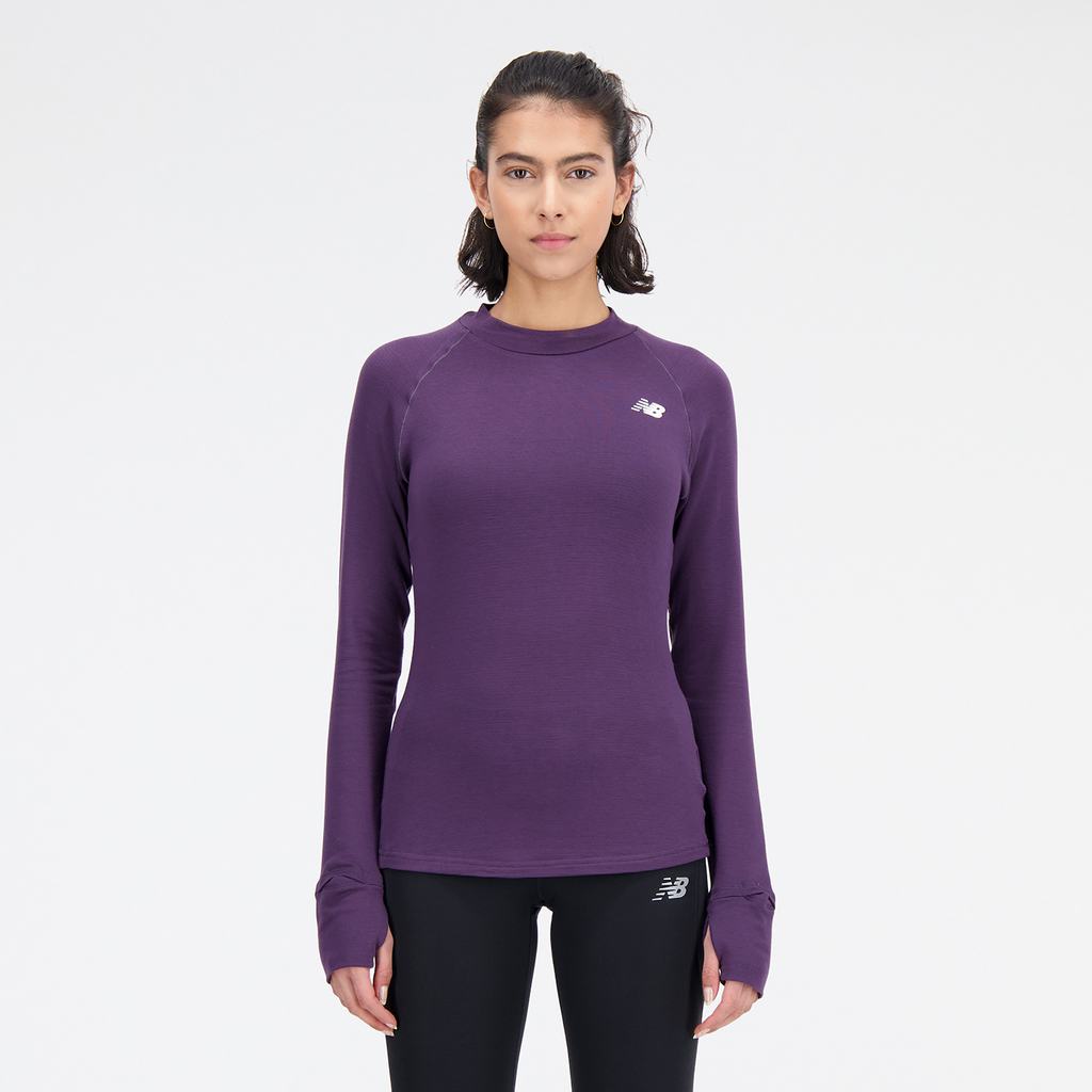 New Balance W Q Speed 1NTRO Long Sleeve in VIOLETT
