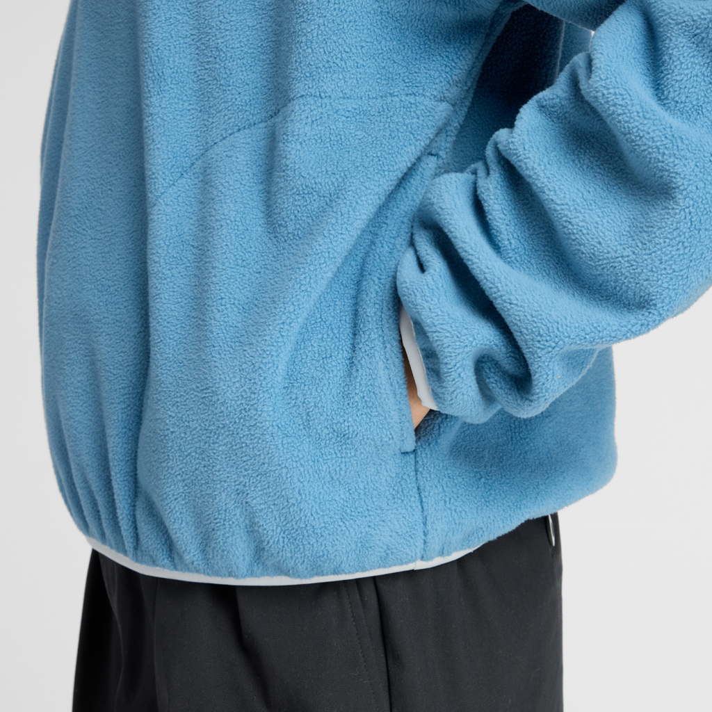 New Balance W Polar Fleece Half Zip in BLAU