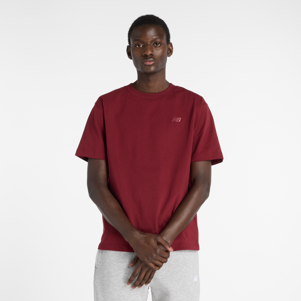 New Balance NB Athletics Cotton T-Shirt in ROT