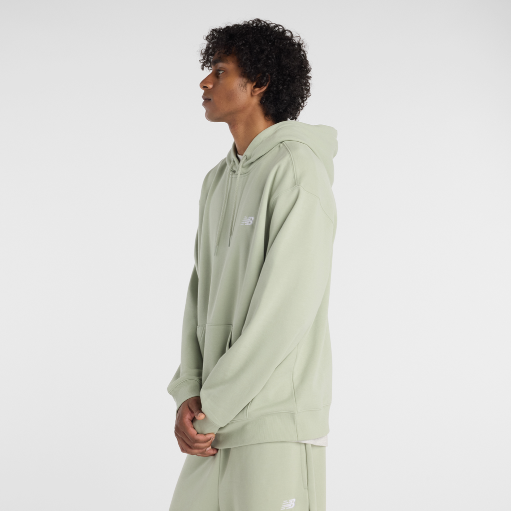 New Balance Sport Essentials Small Logo French Terry Hoodie in GRÜN