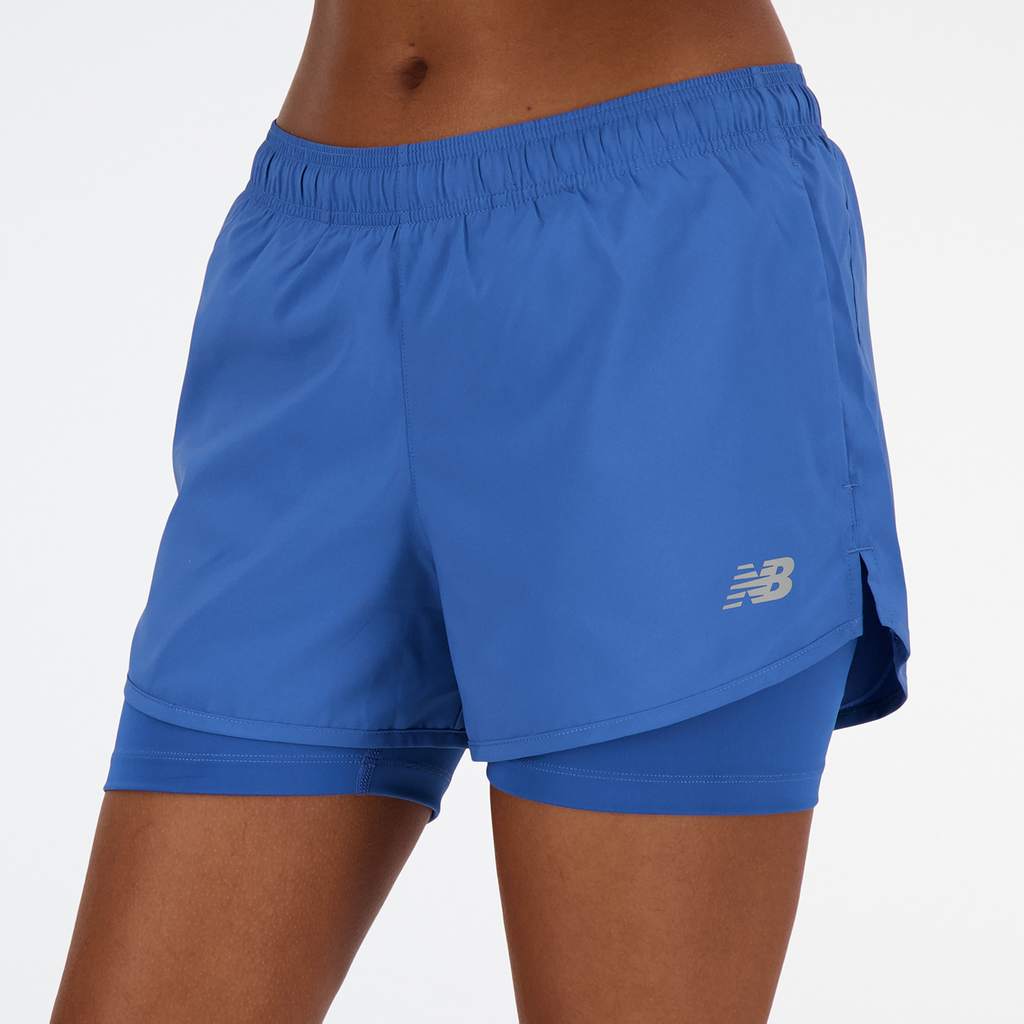 New Balance W Sport Essentials 2 In 1 Short 3 Inch in BLAU