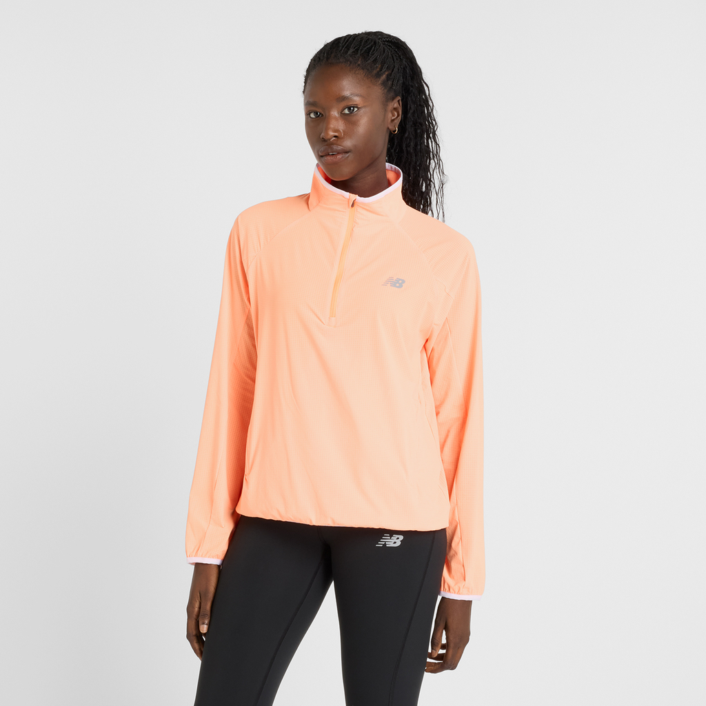 New Balance Ultra Light Half Zip in ORANGE