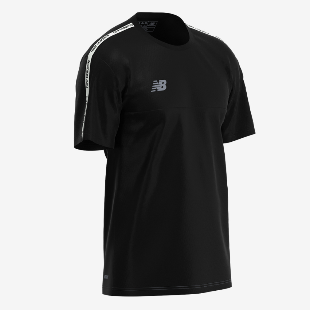 New Balance TW Training SS Jersey in SCHWARZ