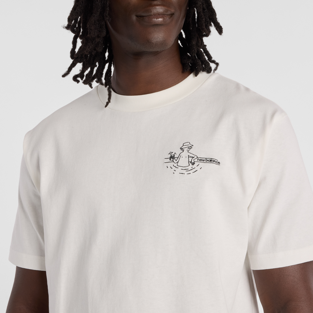 New Balance Fountain T-Shirt in WEISS