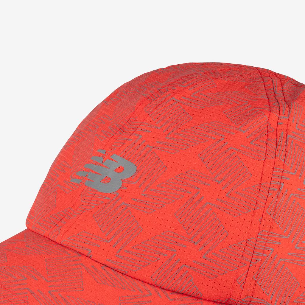New Balance 6 Panel Light Speed Hat in ROT