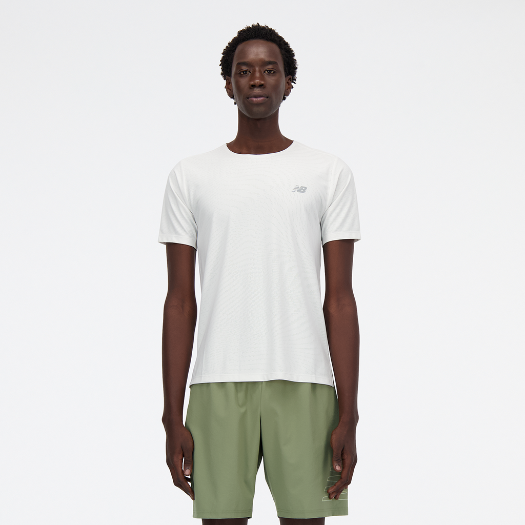 New Balance Jacquard T-Shirt in GRAU