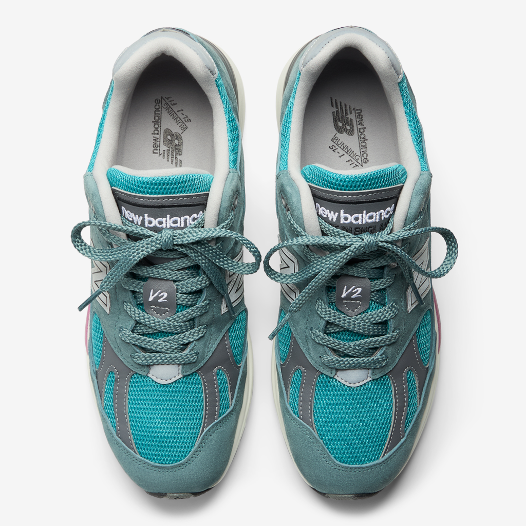 New Balance M 991 Made in UK v2 Retro Pop Freizeitschuhe in GRÜN