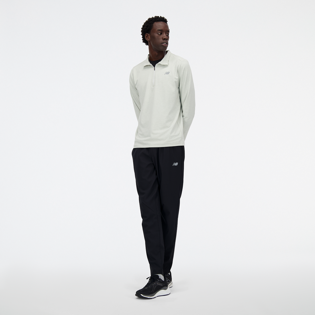 New Balance Space Dye 1/4 Zip in GRAU