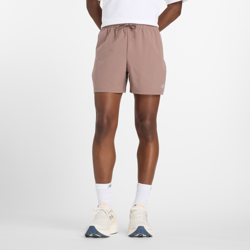New Balance Sports Essentials Short 5 Inch Brief in BRAUN