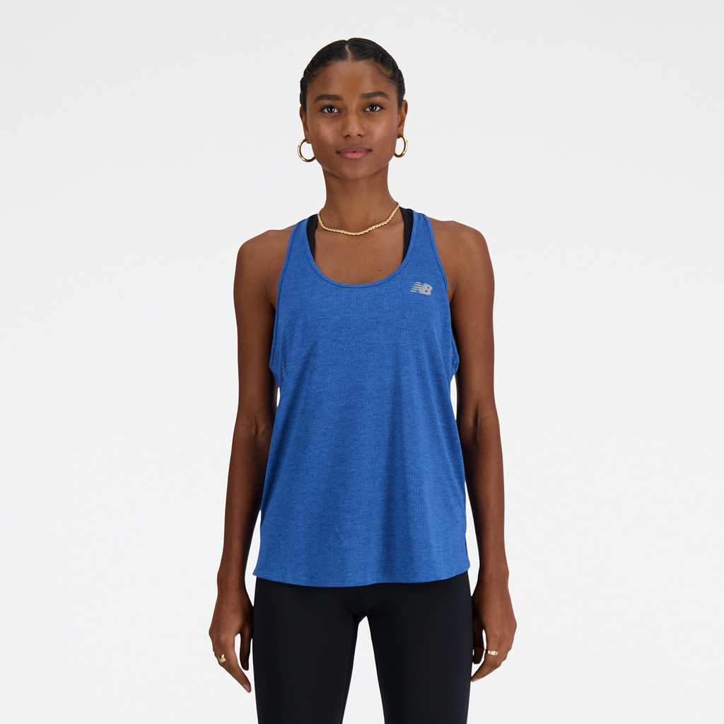 New Balance W NB Athletics Tank in BLAU
