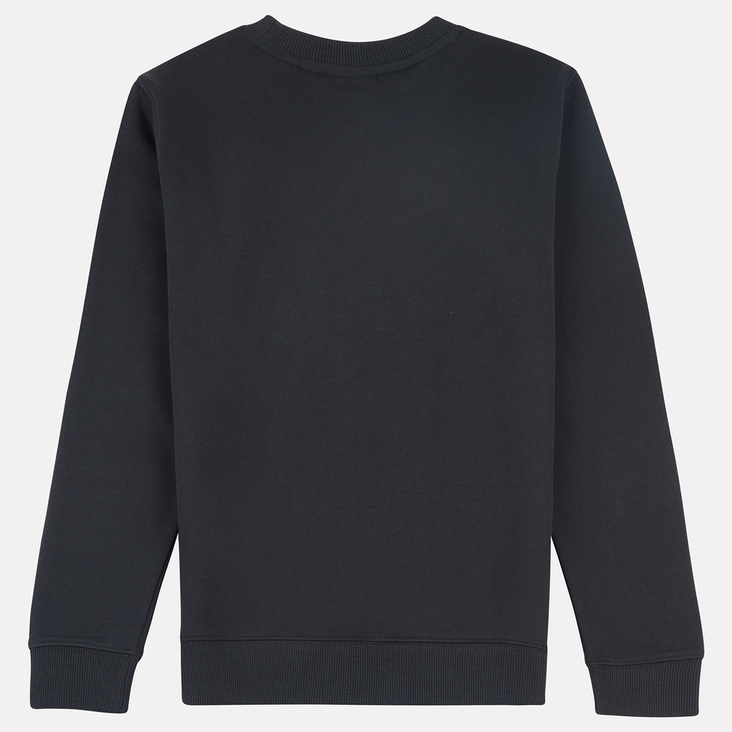 New Balance B New Balance French Terry Stacked Logo Crew in SCHWARZ