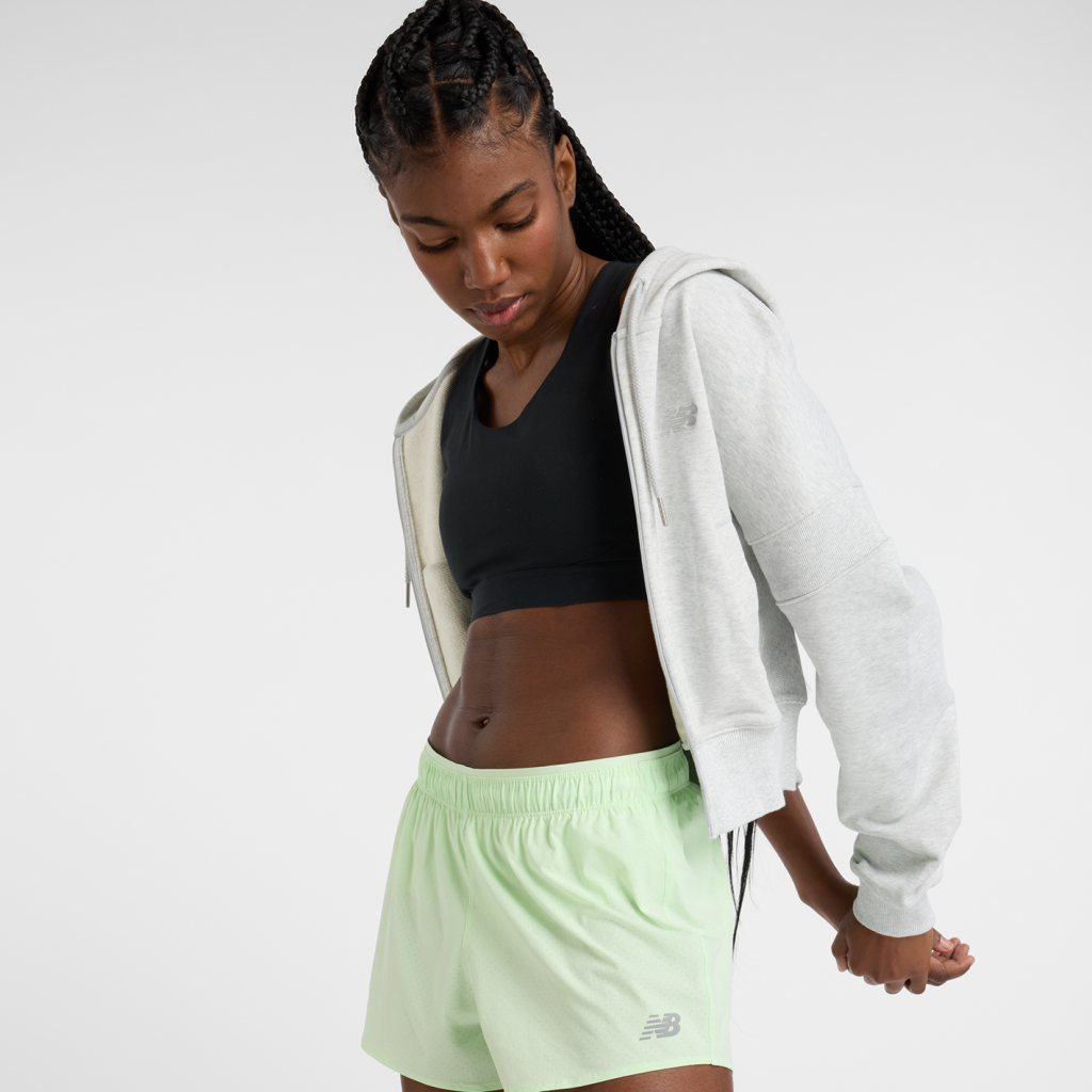 New Balance W RC Seamless Short 3 Inch in GRÜN