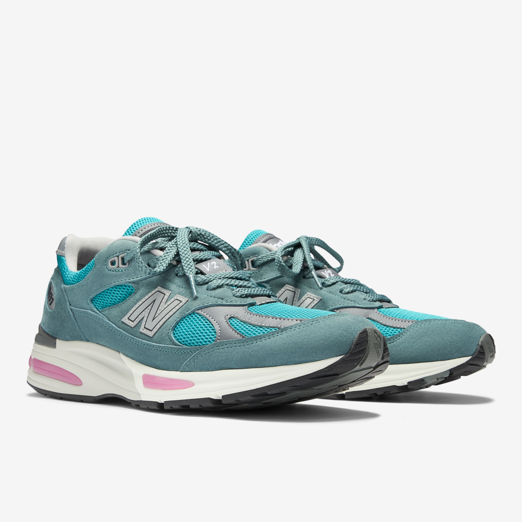 New Balance M 991 Made in UK v2 Retro Pop Freizeitschuhe in GRÜN