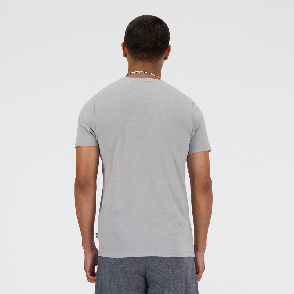 New Balance New Balance Heathertech Graphic T-Shirt in GRAU