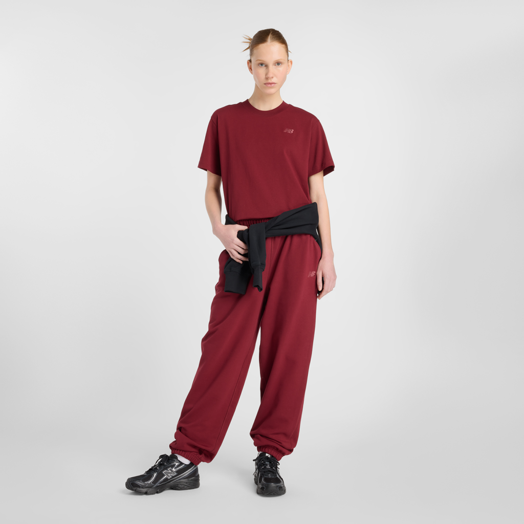 New Balance W NB Athletics Jersey T-Shirt in ROT