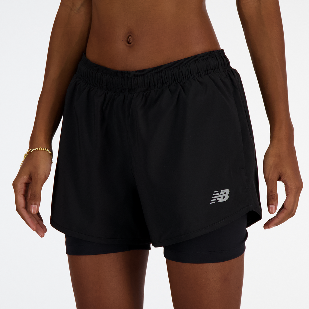 New Balance W Sport Essentials 2 In 1 Short 3 Inch in SCHWARZ
