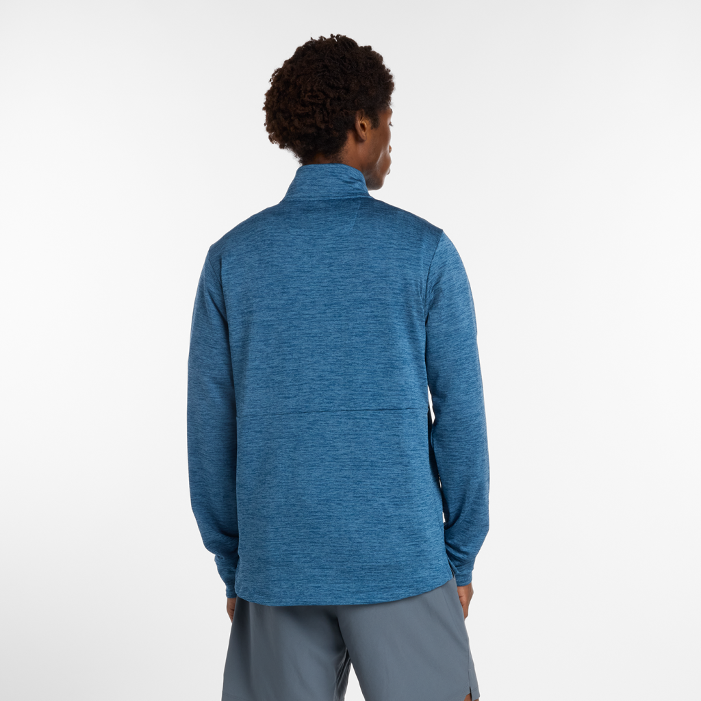 New Balance Athletics Heat Grid 1/2 Zip in BLAU