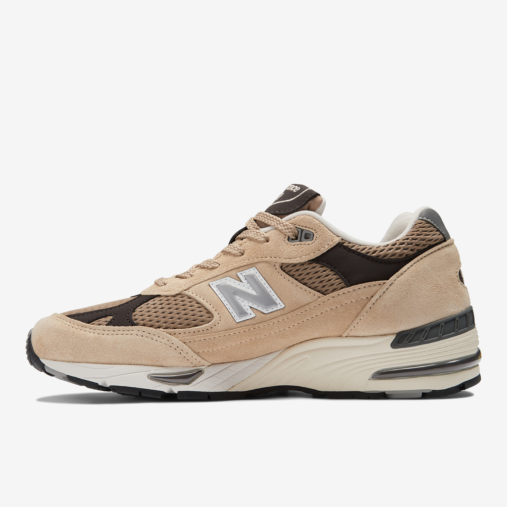 New Balance M 991 MiUK v1 Finale Freizeitschuhe in BEIGE