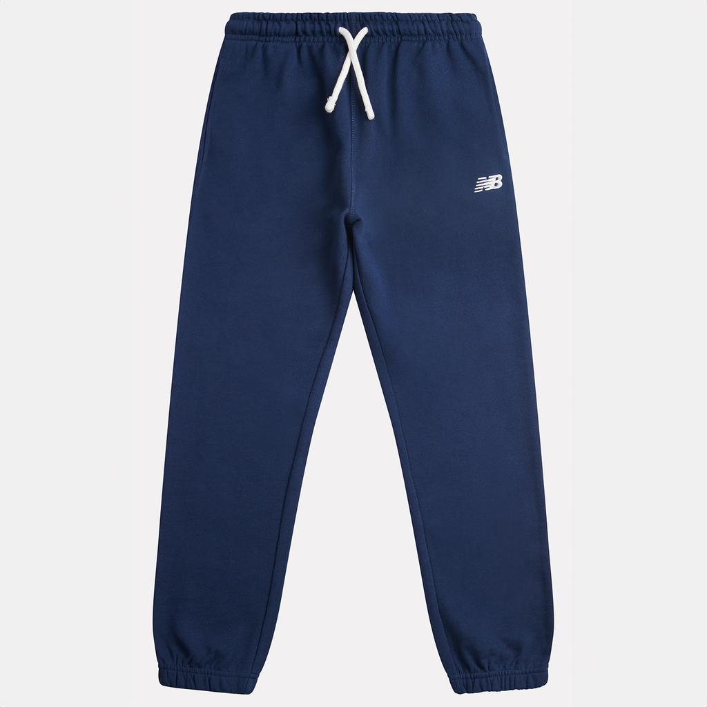 New Balance B New Balance French Terry Small Logo Jogger in BLAU