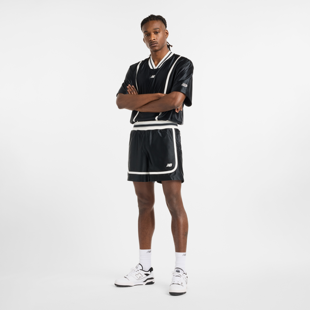 New Balance Poly Tricot Short in SCHWARZ