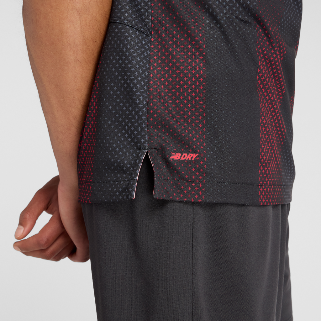 New Balance Bayer 04 Leverkusen Home SS Jersey 25/26 in ROT