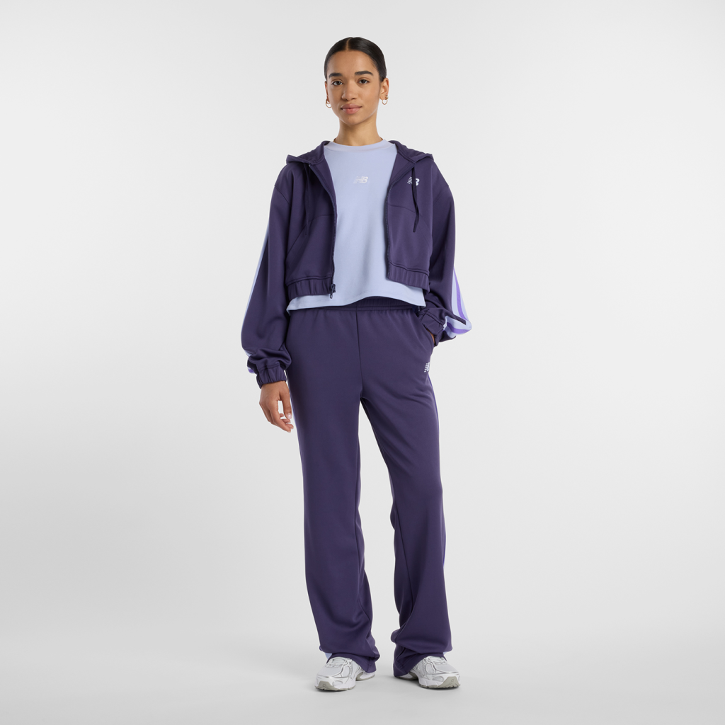 New Balance W Interlock Full Zip in VIOLETT