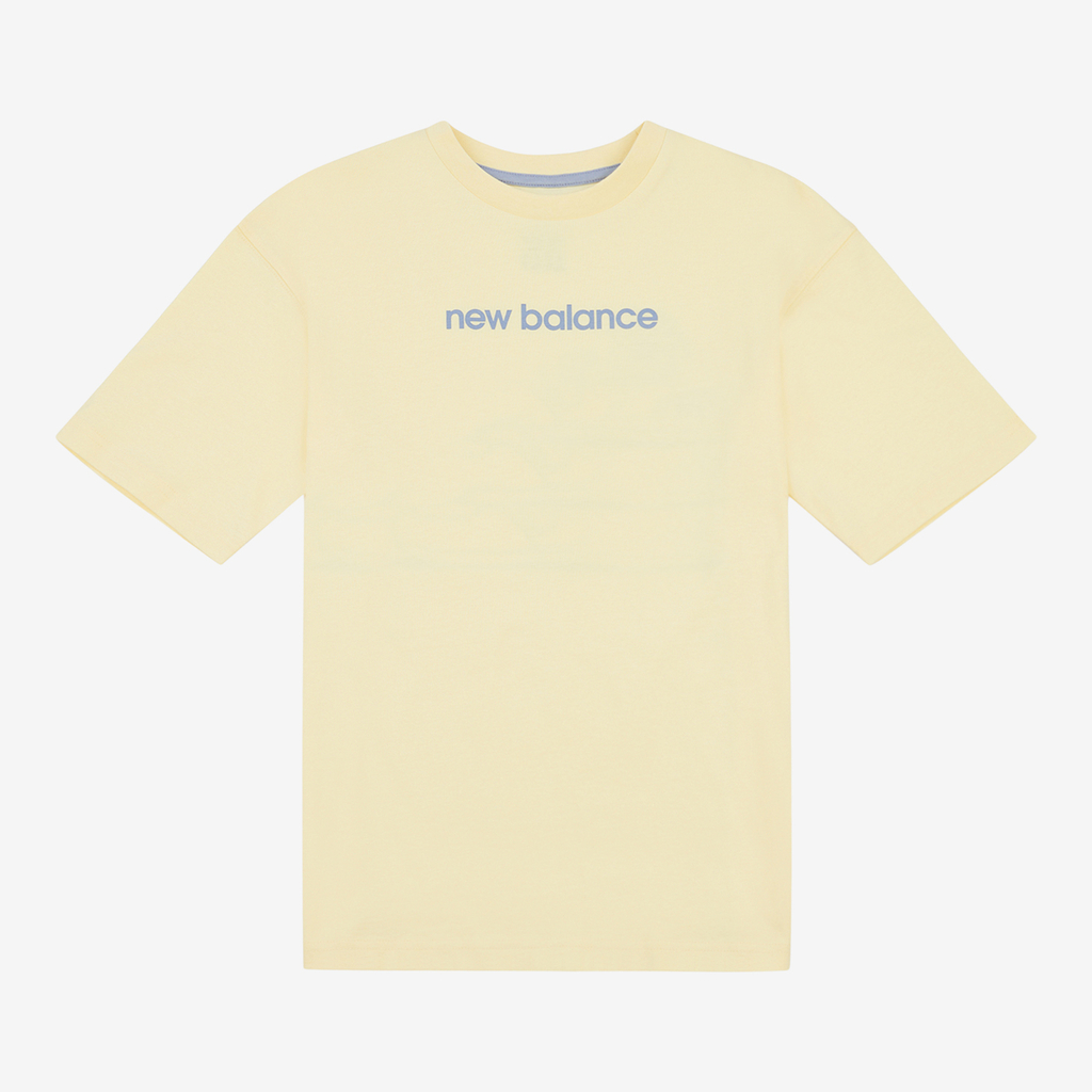 New Balance G NB FLORAL SNEAKER BACK GRAPHICS TEE in GELB