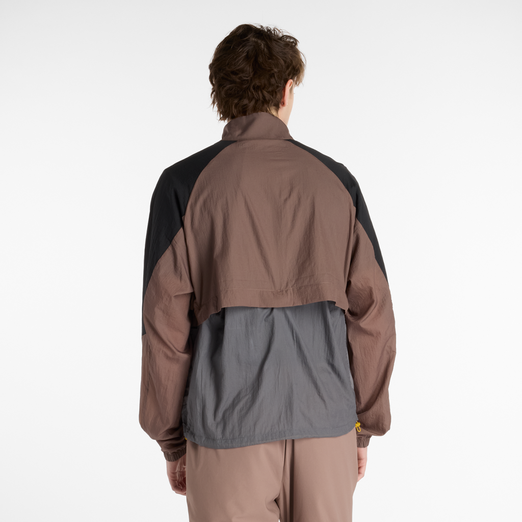 New Balance Better Run Water Resistant Jacket in BRAUN