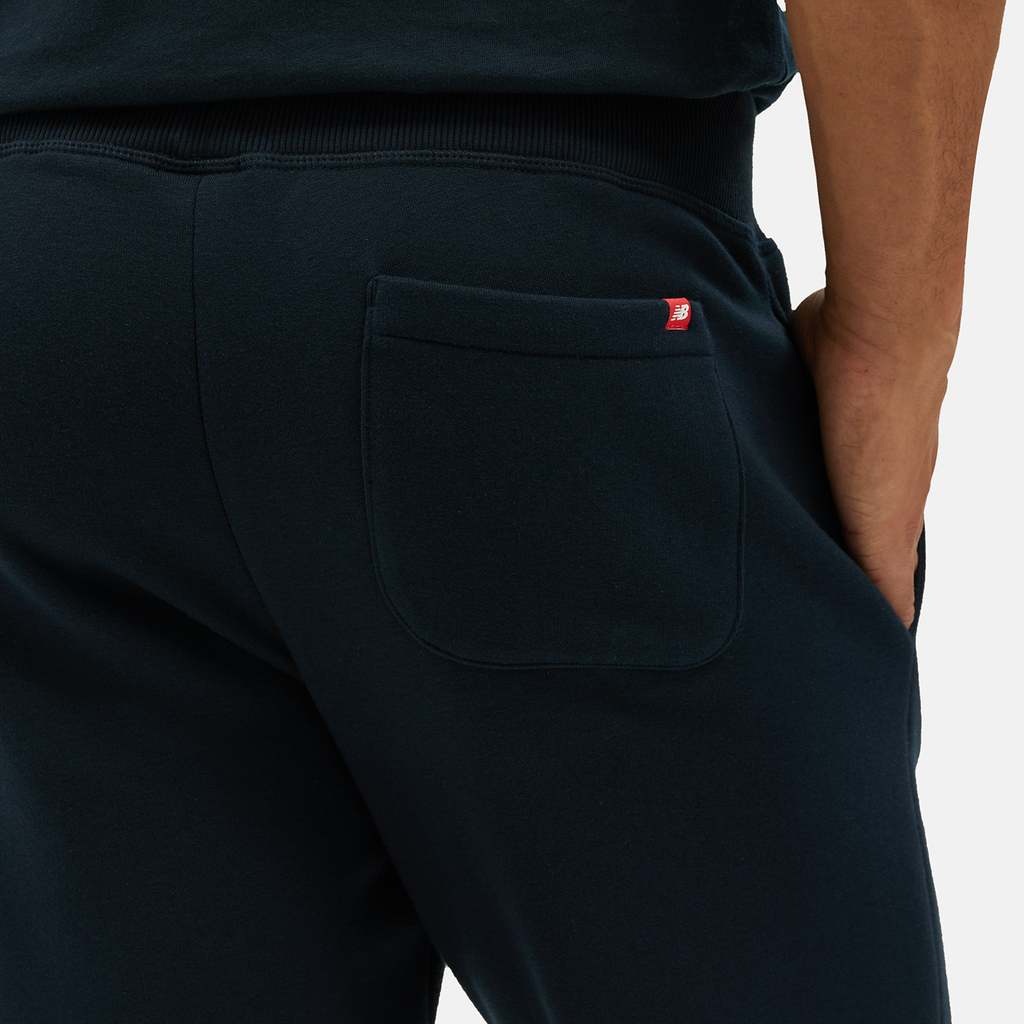 New Balance NB Small Logo Pants in BLAU