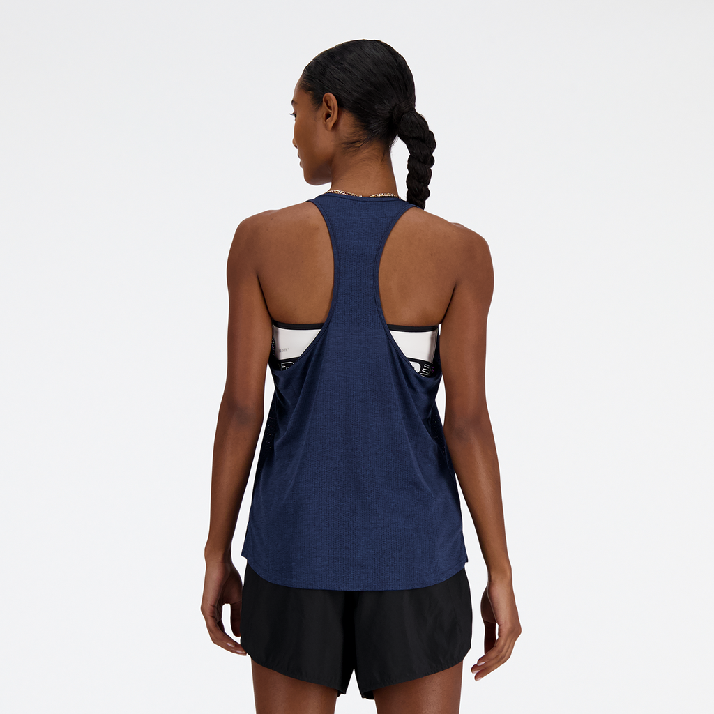 New Balance W NB Athletics Tank in BLAU