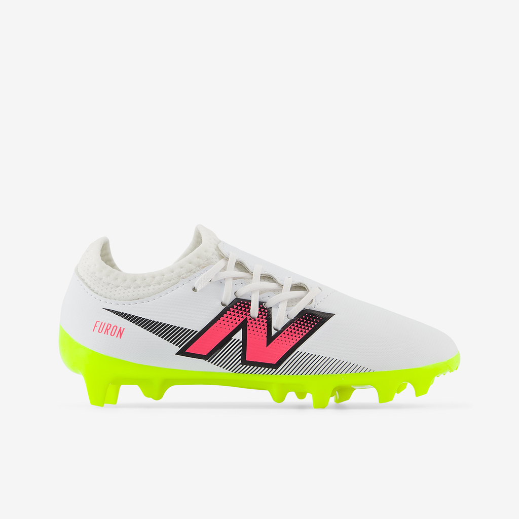 New Balance P Furon Dispatch FG Jnr Colorful Nockenschuhe in WEISS