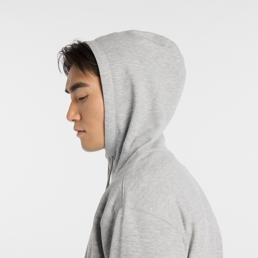 New Balance Sport Essentials Gradient Logo Hoodie in GRAU