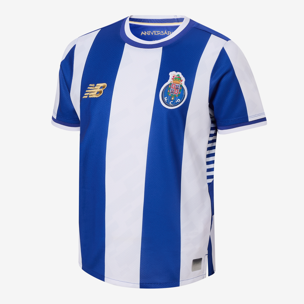 New Balance FC Porto Home Junior SS Jersey 25/26 in BLAU