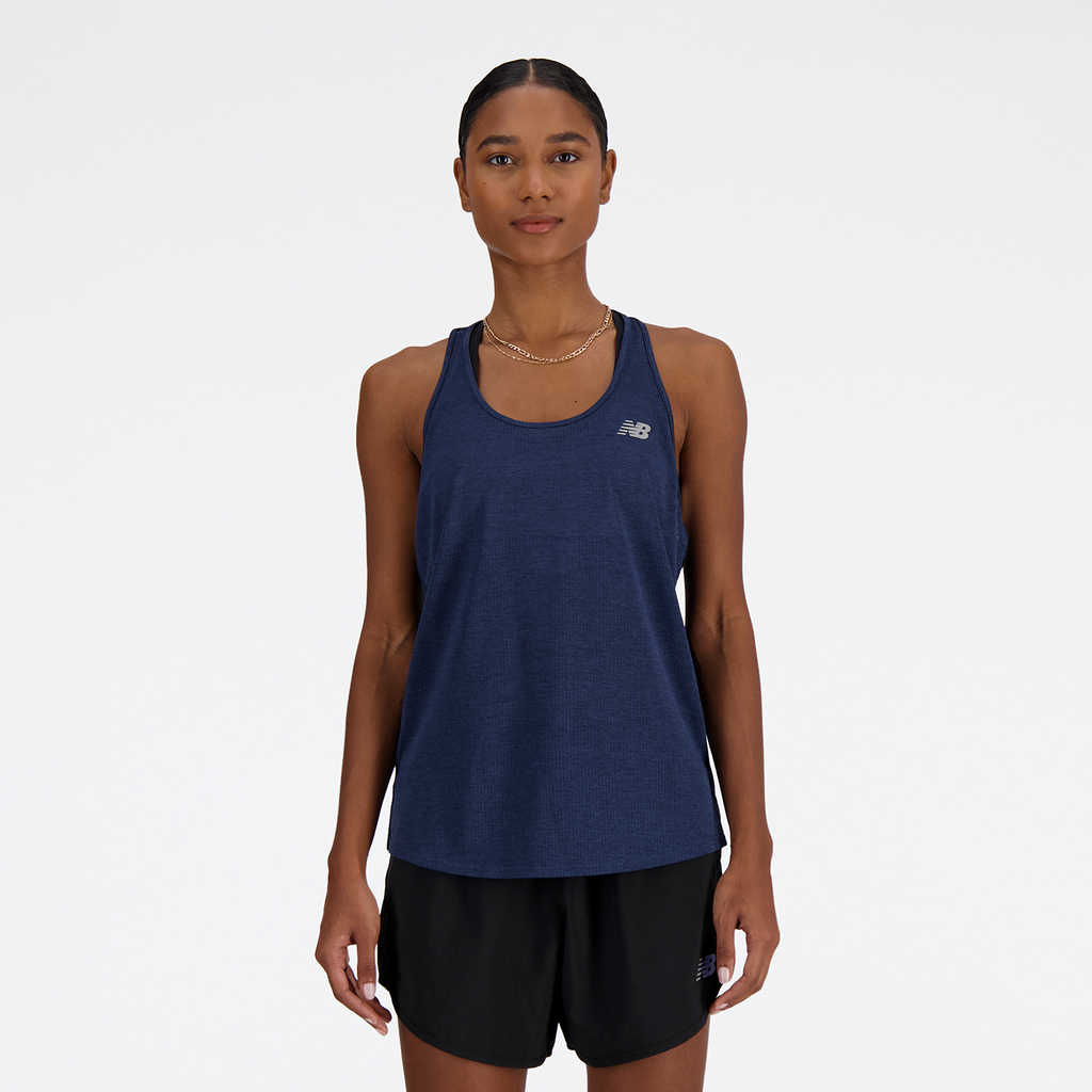 New Balance W NB Athletics Tank in BLAU