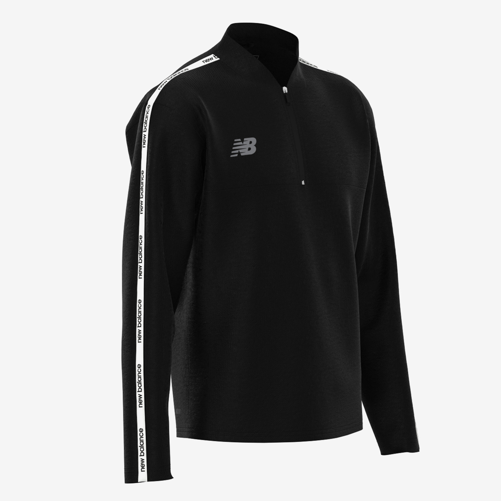 New Balance W TW Training 1/4 Knitted Midlayer in SCHWARZ