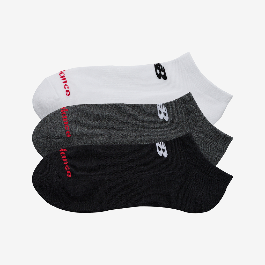 New Balance Everyday No Show 3 Pack in WEISS