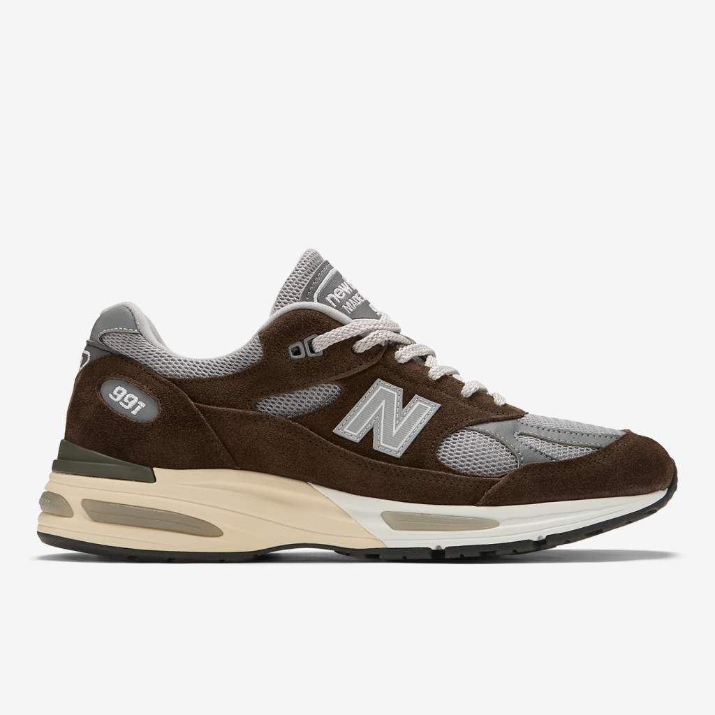 New Balance M 991v2 Made in UK Elevated Essentials Freizeitschuhe in BRAUN