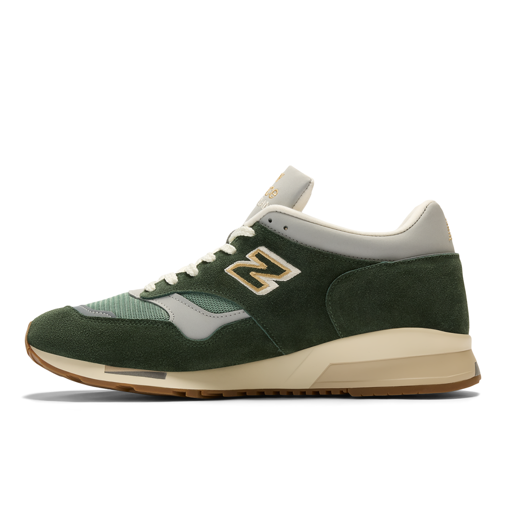 New Balance M 1500 Made in UK Vintage Sports Freizeitschuhe in GRÜN