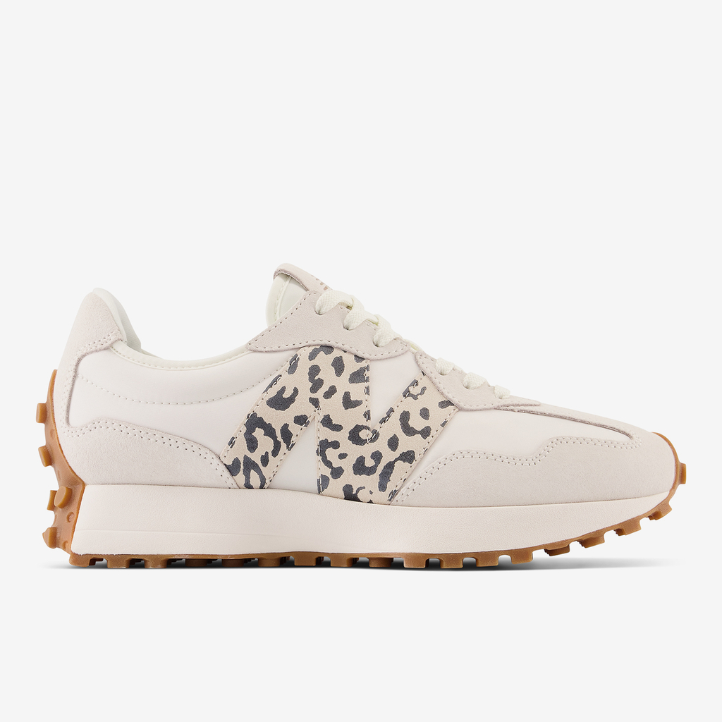 New Balance W 327 Animal Print Freizeitschuhe in WEISS