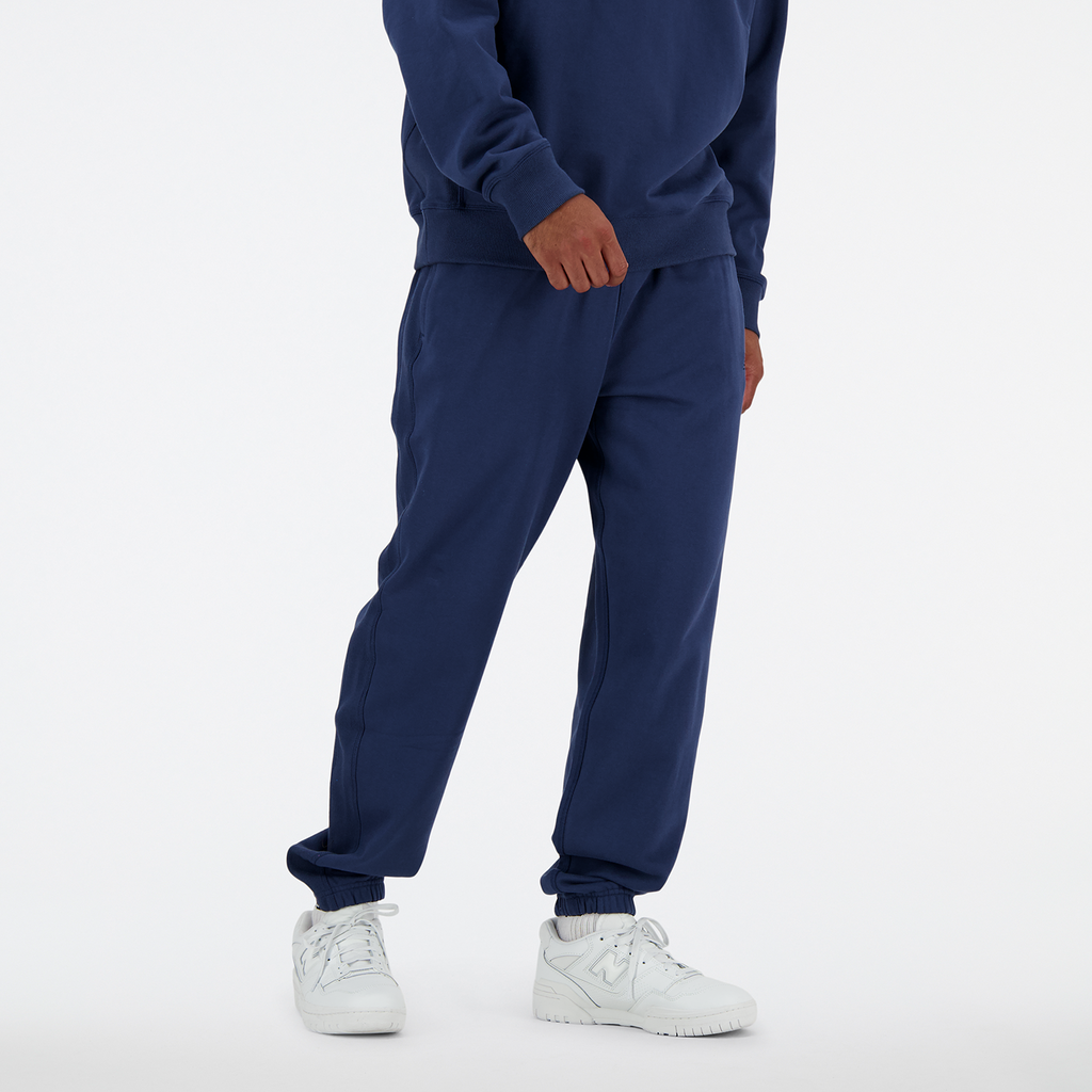 New Balance NB Athletics French Terry Jogger in BLAU