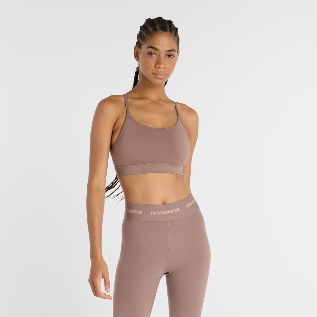 New Balance W NB Essential Yoga Bra in BRAUN
