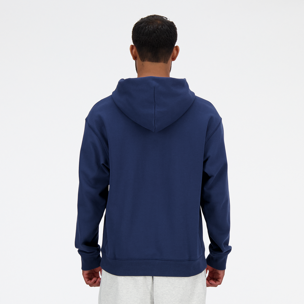 New Balance NB Athletics French Terry Hoodie in BLAU